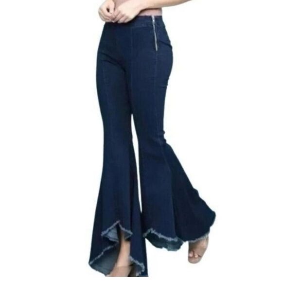 Judy Blue Dark Wash Super Flare Jeans – Size 11/30 - Picture 1 of 8